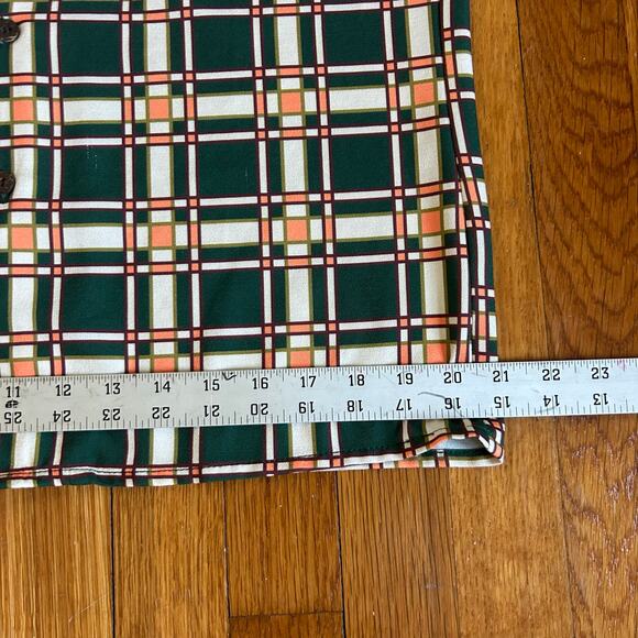 Deus Ex Machina Men’s Large Plaid Button Shirt Retro Short Sleeve - Picture 16 of 16